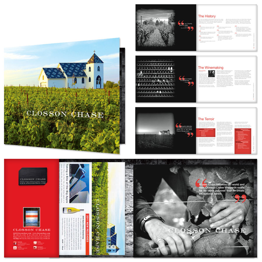 Closson Chase Kitfolder , Website & Print Collateral