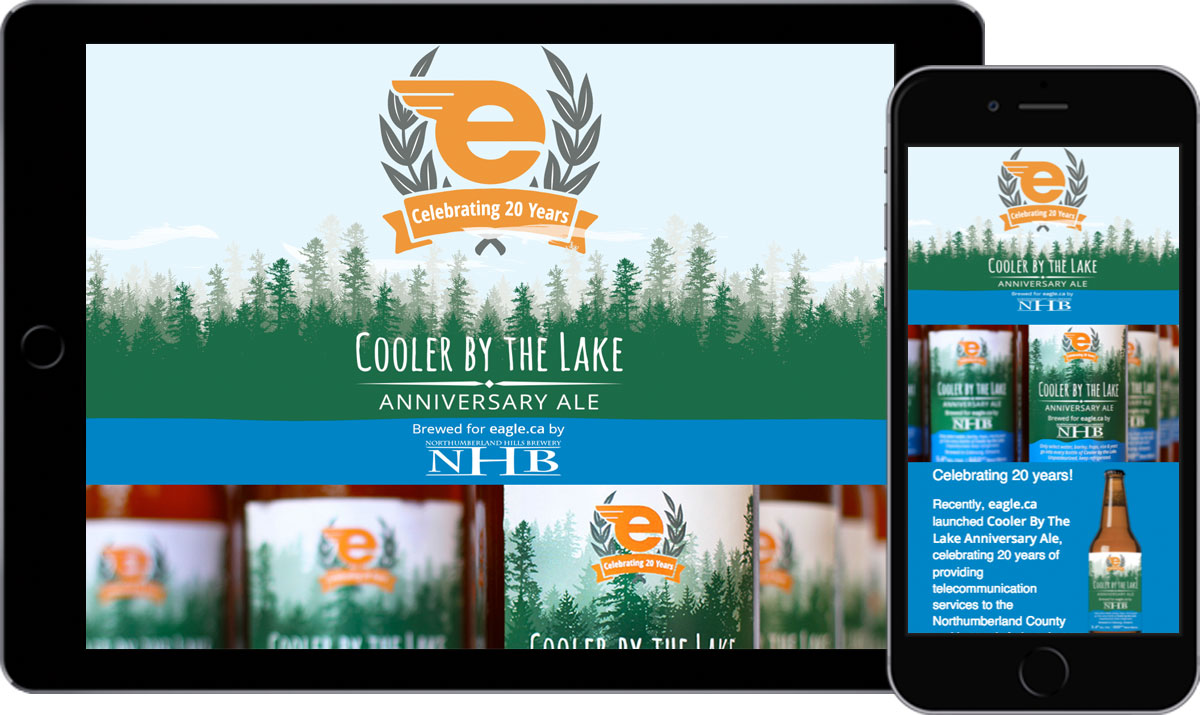 eagle.ca - Cooler By the Lake - Website & Branding
