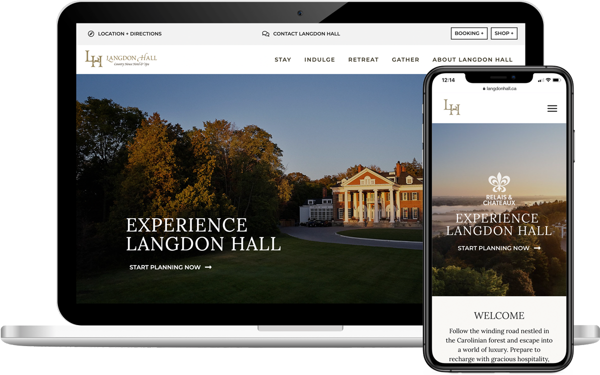 Langdon Hall Website